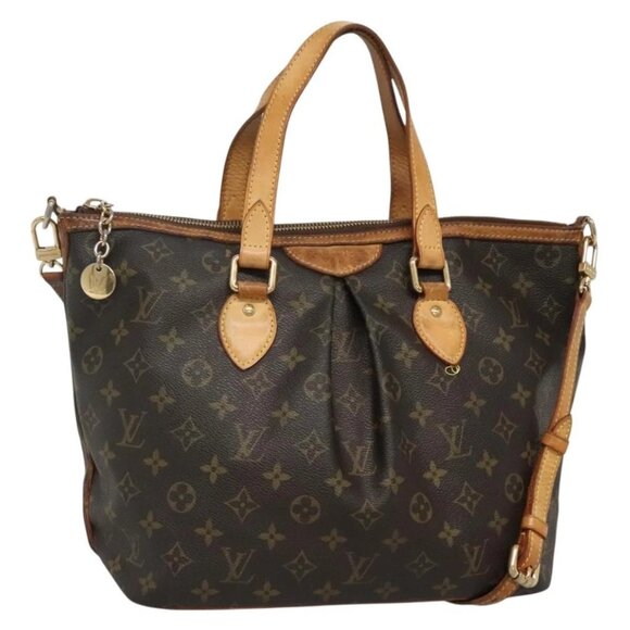 LOUIS VUITTON Monogram Palermo PM Tote Bag M40145 LV Auth 142168 - Picture 1 of 16